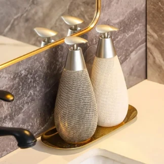 Dispenser di Sapone in Ceramica Stile Retro