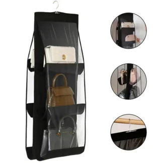 Organizzatore Sospeso per Borse da Armadio a 6 Tasche