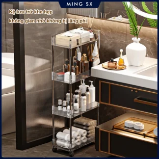 Carrello Organizzatore Slim in Acrilico con Ruote