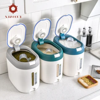 Dispenser Automatico per Riso e Cereali con Misuratore